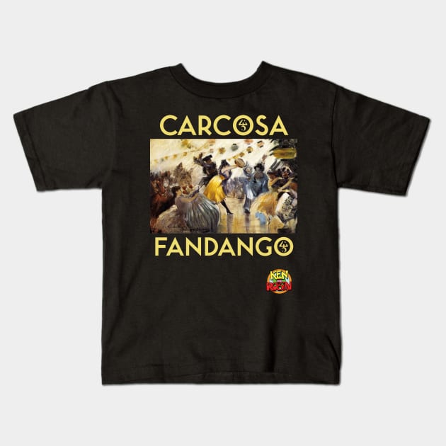 Carcosa Fandango Kids T-Shirt by kenrobin